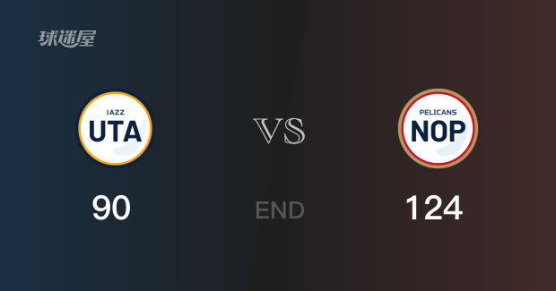 鹈鹕主场124-90力克爵士   英格拉姆29+8+6+1成取胜关键