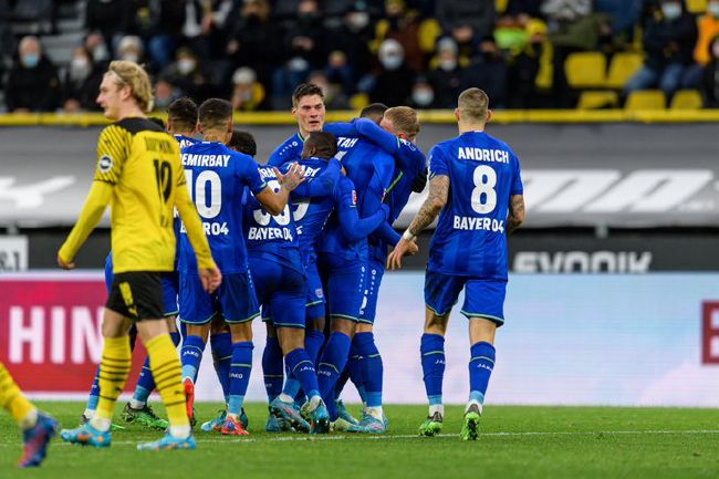 多特蒙德主场2比5不敌勒沃库森 阿坎吉和弗林蓬分别自摆乌龙