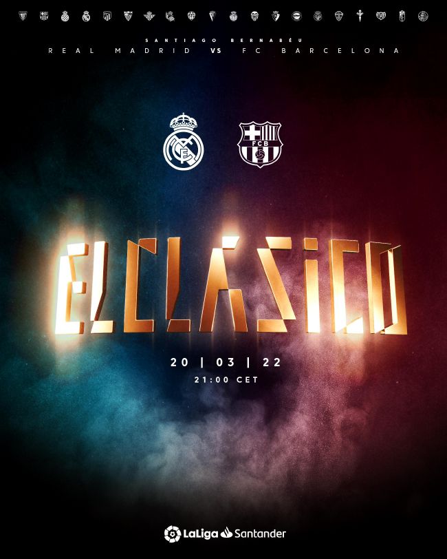 西甲公布西班牙德比比赛时间 皇马主场对战巴萨