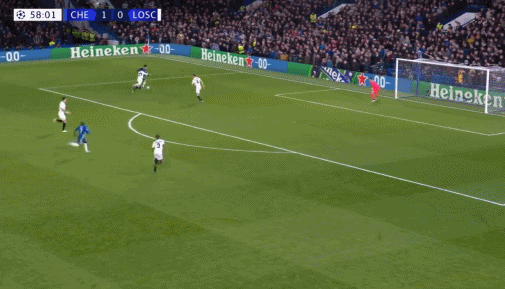 欧冠1/8决赛2-0切尔西力克里尔 哈弗茨霸气头槌拿下首分