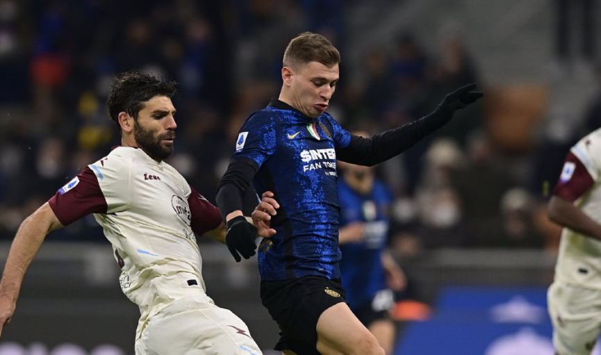 国际米兰珍贵的胜利 锋线球荒缓解巴雷拉独造5球