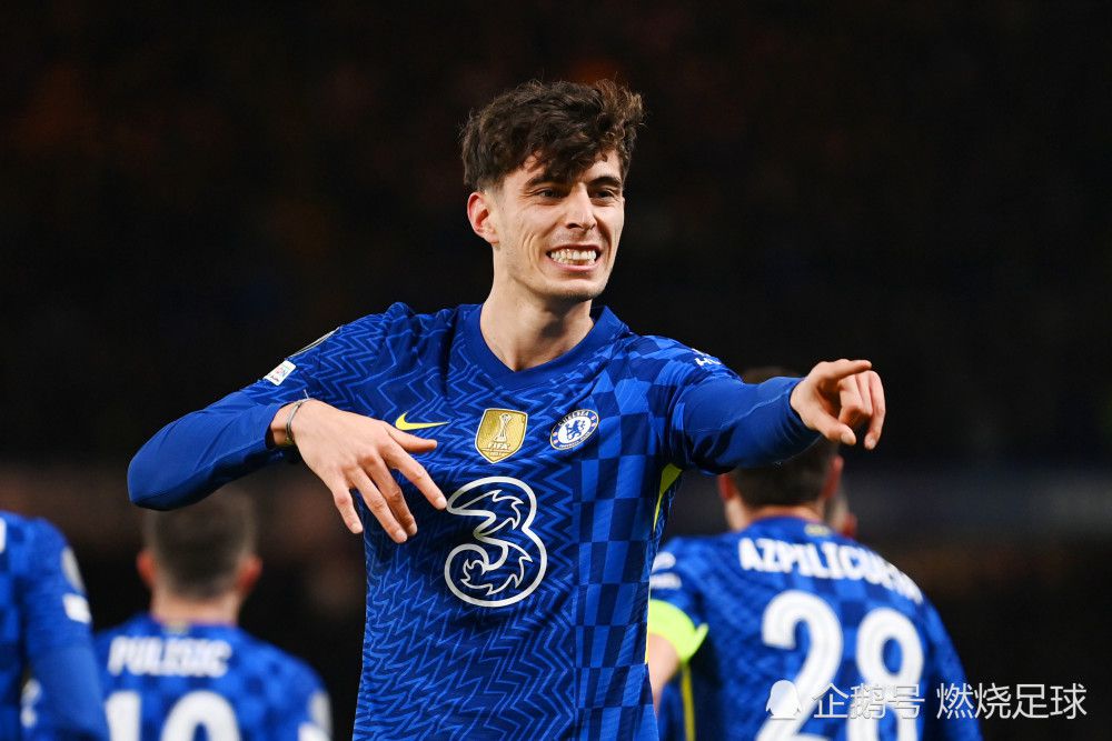 欧冠1/8决赛2-0切尔西力克里尔 哈弗茨霸气头槌拿下首分