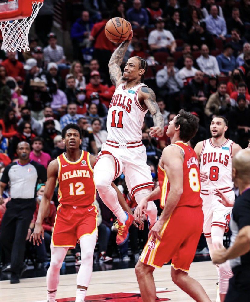 112-108公牛主场险胜老鹰    德罗赞狂刷9大纪录