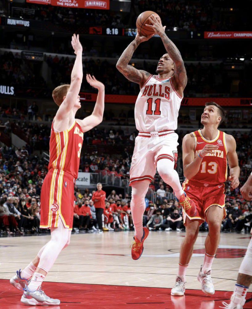 112-108公牛主场险胜老鹰    德罗赞狂刷9大纪录