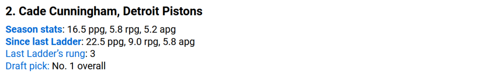 NBA官方最新新秀榜出炉 莫布里居首格林第6库明加第9