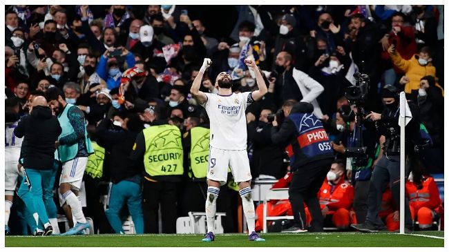 本泽马帽子戏法助力皇马逆袭巴黎 称可能是自己最好的赛季