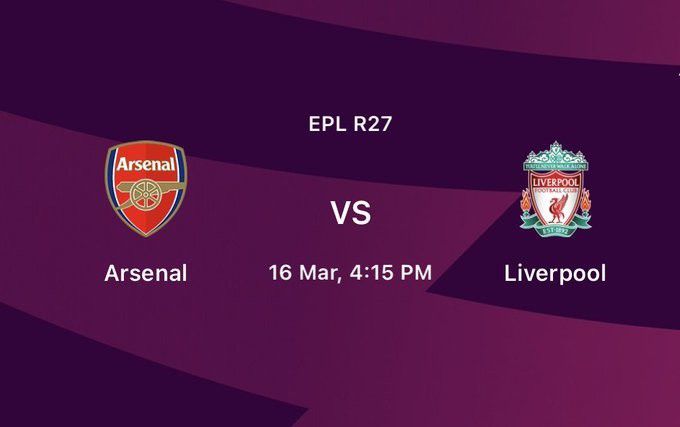 阿森纳周四凌晨将主场对阵利物浦 应该就要争四跟争冠