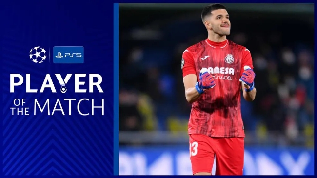 鲁力多次扑出尤文射门 获欧足联评为全场最佳