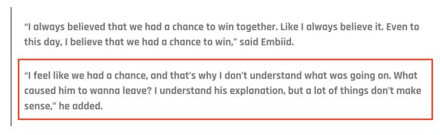 西蒙斯伤情出炉 大帝再谈西蒙斯名记称欧文荣誉不足