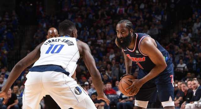 哈登砍24+13比肩艾弗森 连中关键3分