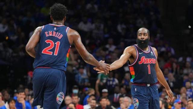 哈登砍24+13比肩艾弗森 连中关键3分