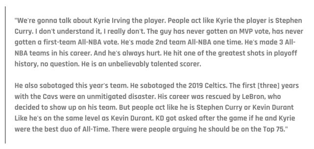 杜兰特因反击球迷被罚款2.5万美元   名记怼捧欧文言论