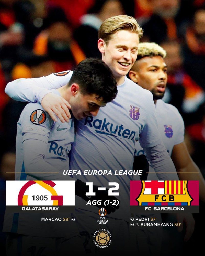 欧联杯巴萨夺冠几率高达30% 三大竞争对手夺冠几率曝光