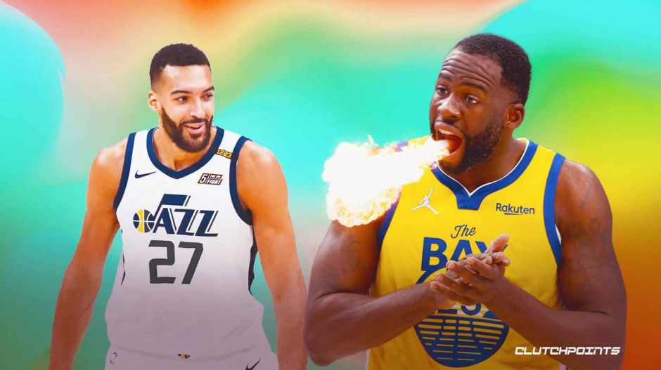 勇士队的超级巨星跟戈伯特作比较 戈伯特与格林和好