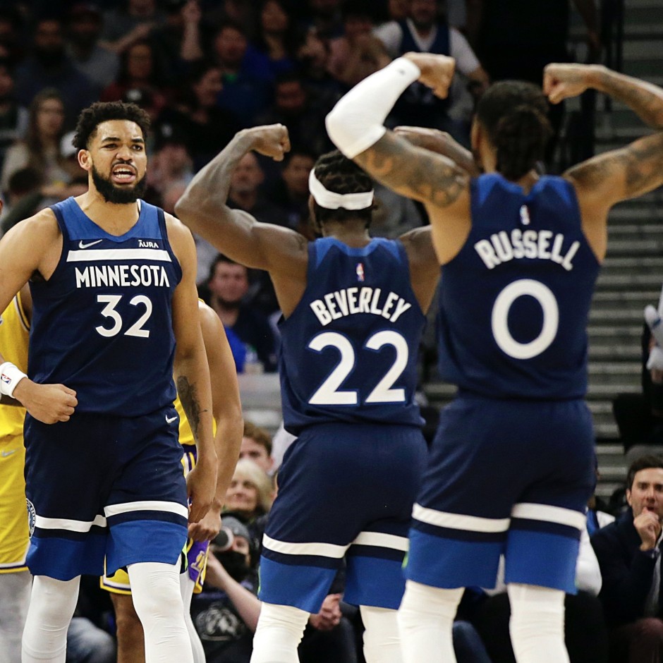 森林狼超越快船掘金升西部第六 湖人附加赛对手变化大