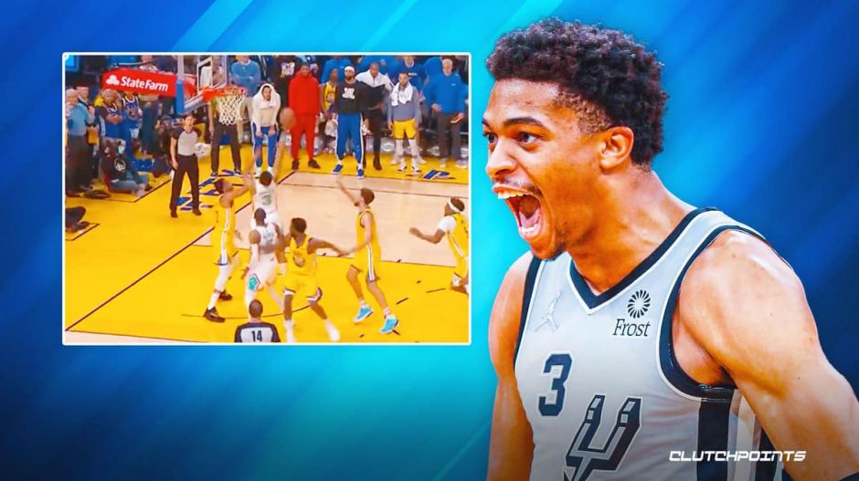 边锋约翰逊0.3秒反超比分上篮 助力马刺战胜勇士