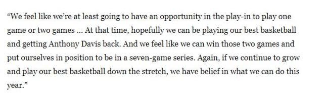 沃格尔保持状态希望浓眉回归 训练中纳恩表现出色