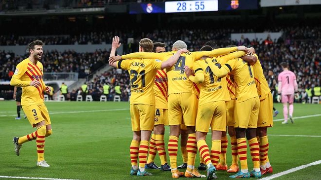 巴萨大胜皇马强势回归   巴萨又成为了强队中的强队