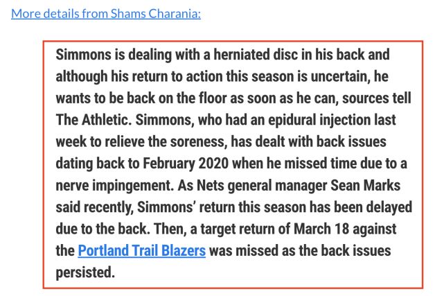 杜兰特谈欧文现状 西蒙斯又曝新伤