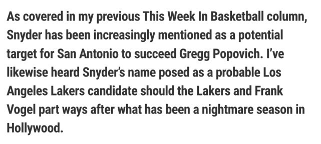 湖人消息更 名记提出交易威少