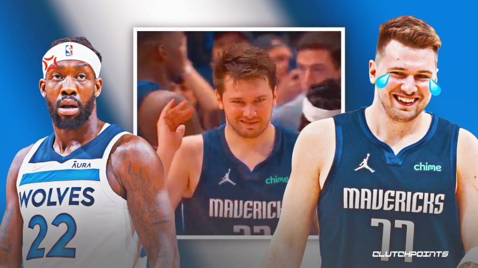 在小牛队大胜森林狼 卢卡·唐契奇在获胜后的举动