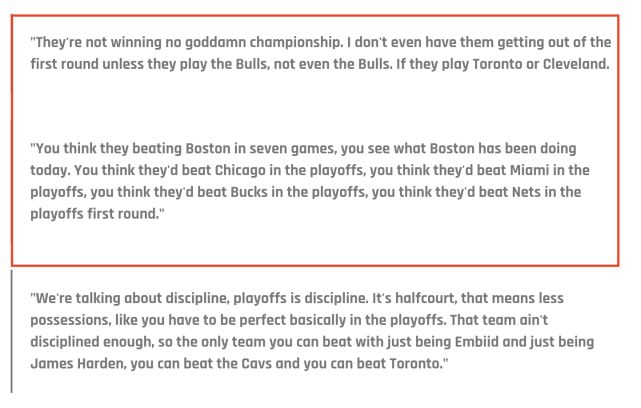 哈登恩比德有望复出与湖人的比赛 名宿看衰费城旧将签约活塞