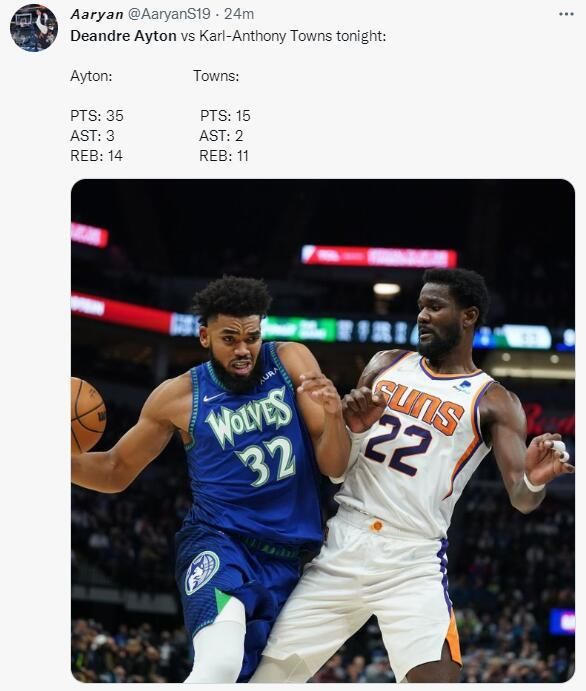 谁说艾顿不值顶薪 面对唐斯5胜1负