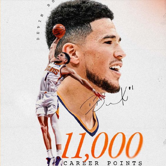 同届双子星 布克唐斯齐破11000分