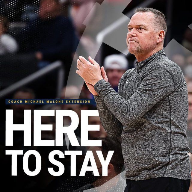 掘金官方宣布 与马龙教练续签多年合同