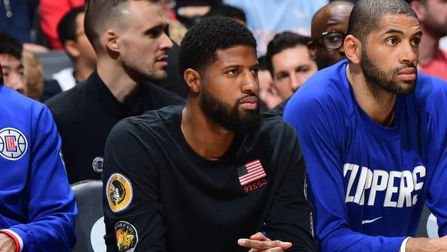 保罗·乔治在受伤后第一次在快船训练 有望近期复出