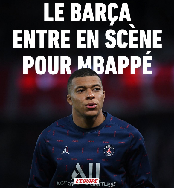 巴萨资金不足放弃引进哈兰德 正式加入姆巴佩争夺战