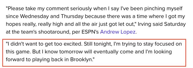 欧文谈重返主场并承诺留队 纳什表示对他留队有信心