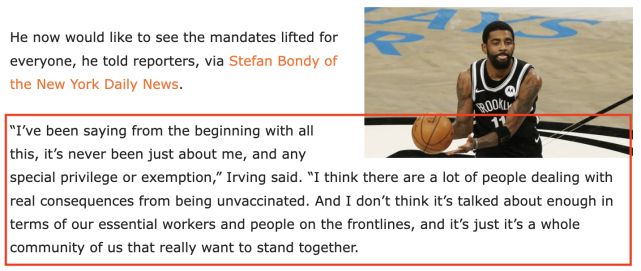 欧文恢复全职后首次采访 重返主场打球非常兴奋