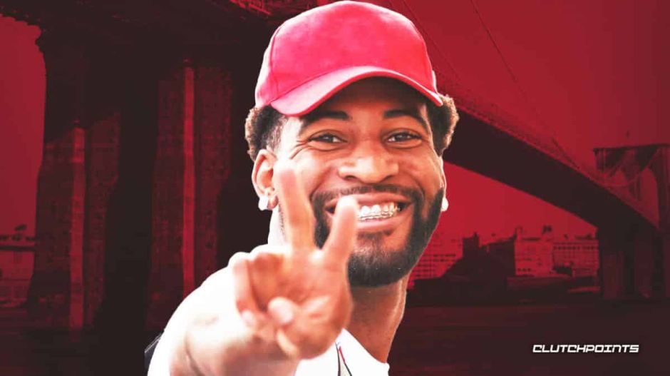 安德烈·德拉蒙德在和热火比赛中抢断暴扣 比耶的手势