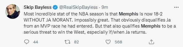 灰熊队距离拿下西南冠军仅1场差距 灰熊队有望创史纪录