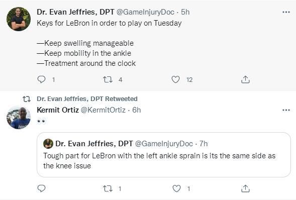 专家分析詹姆斯脚踝问题 相比之下膝盖才是重点