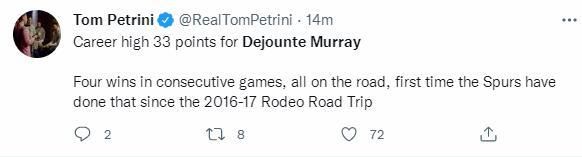 穆雷助马刺冲击湖人 轰33+11还献制胜两罚