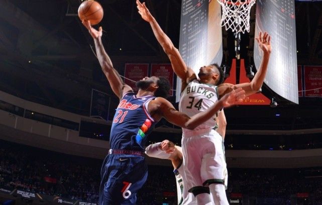 雄鹿升至第二76人跌至第四 篮网守住东部第八