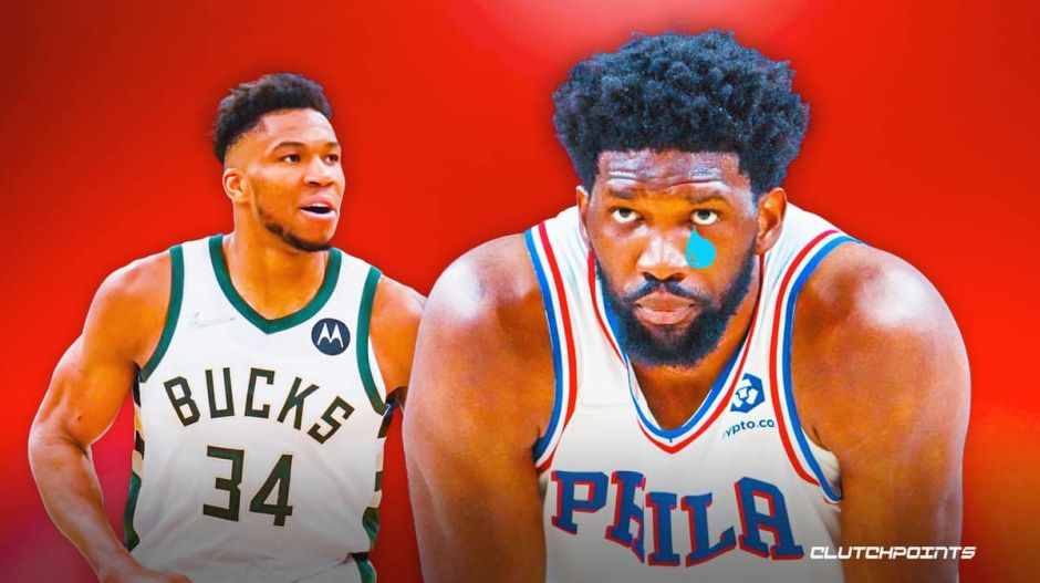 哈登错过了本该领先的三分球 在射门时被吉安尼斯击退