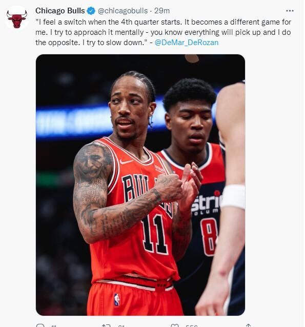 德罗赞32+7成乔丹后首人 末节7中6成救世主