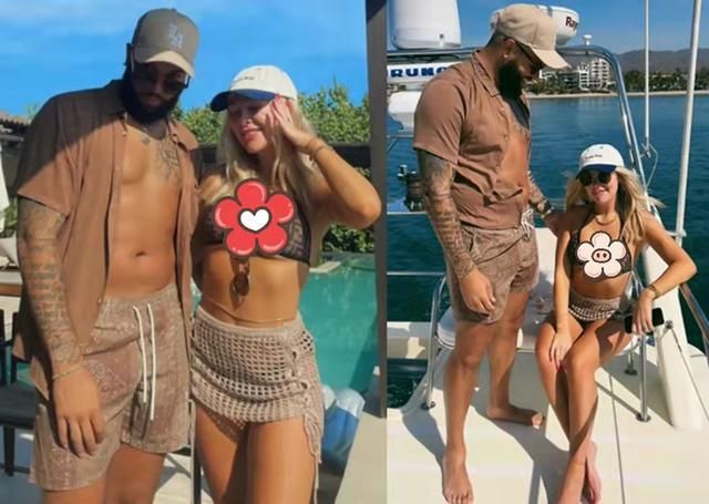 38岁德隆晒近照 身材走样搂着二婚美妻自在逍遥