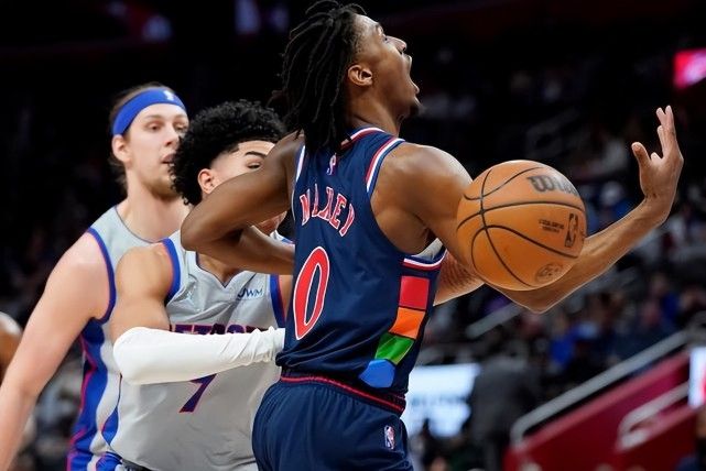 哈登低迷76人败给活塞 哈登的状态起起伏伏