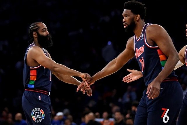 哈登低迷76人败给活塞 哈登的状态起起伏伏