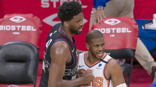 恩比德平均每分钟能得到0.83分 是每分钟历史得分第一