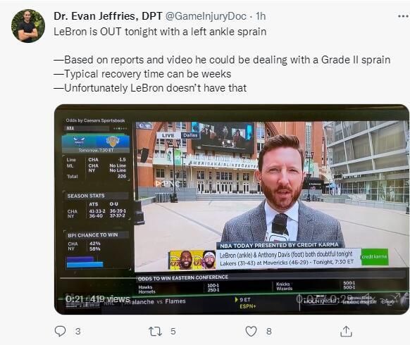 詹姆斯尝试在对阵鹈鹕时复出 戴维斯确定在对阵鹈鹕复出