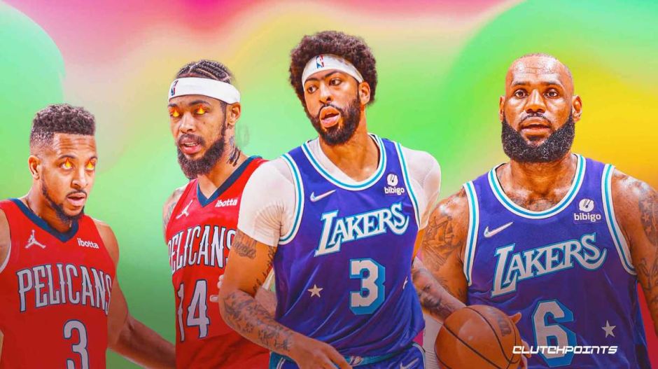 湖人队与鹈鹕队的比赛戴维斯上场了 可惜他们没能进入后面的比赛