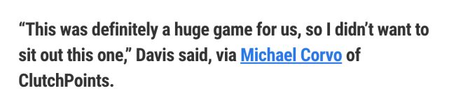 湖人队近期消息詹眉出战成疑 浓眉还是保持乐观态度