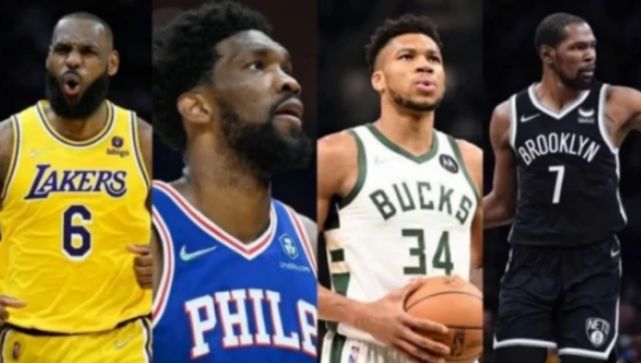 恩比德落后詹姆斯差距扩大  杜兰特轰下55分但场数不够