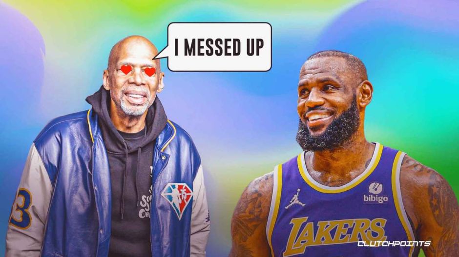 阿卜杜勒·贾巴尔对詹姆斯过度批评后 全心全意地向他道歉