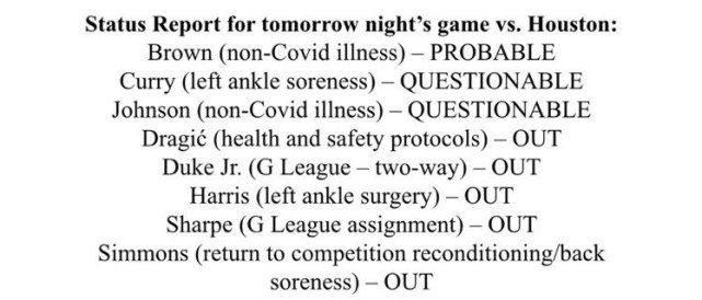 西蒙斯无缘常规赛和附加赛 纳什希望他季后赛复出
